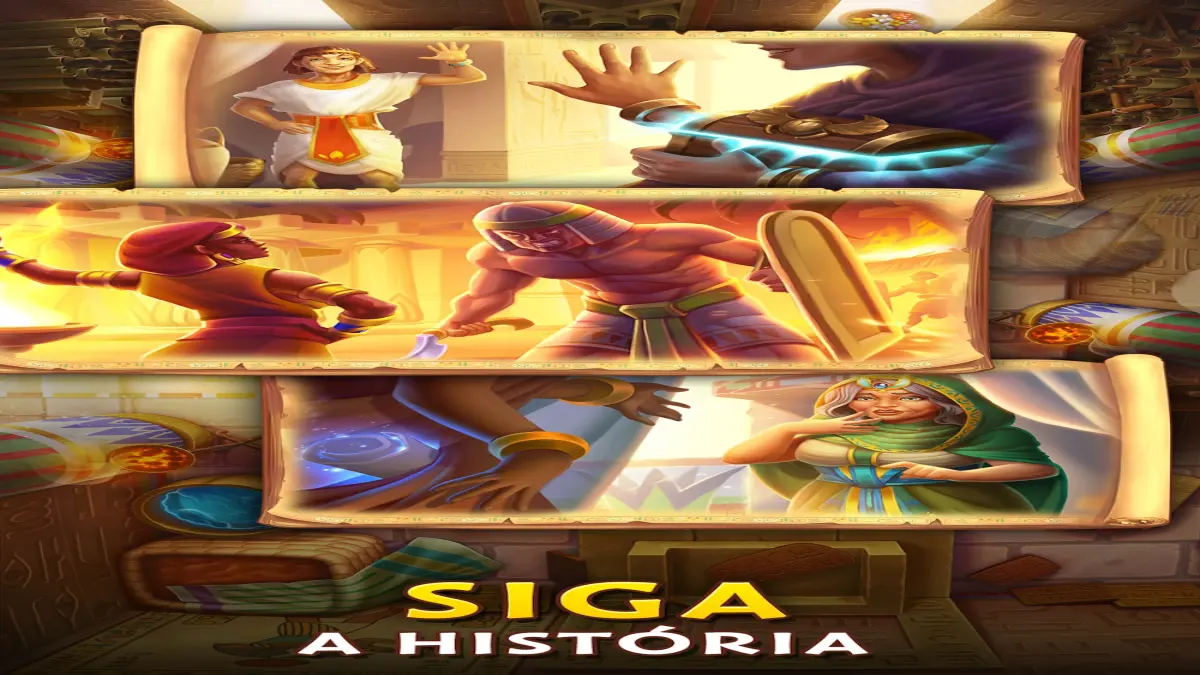Ecrã de objetivos e recompensas de nível em Pyramid of Mahjong